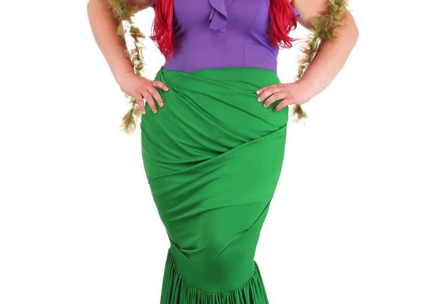 Plus Size Under The Sea Women'S Mermaid Costume