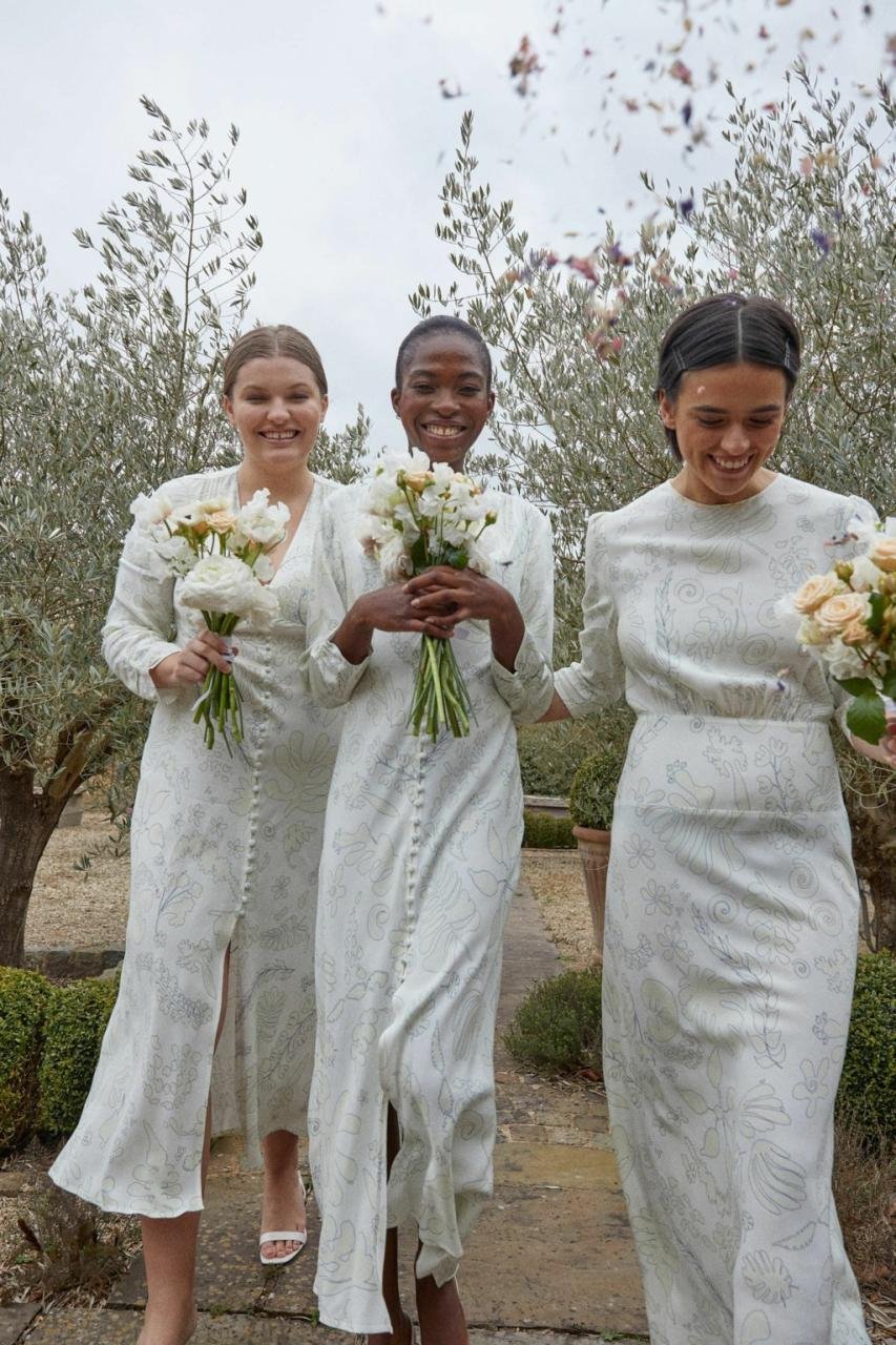 47 Fabulous Floral Bridesmaid Dresses | Onefabday.Com