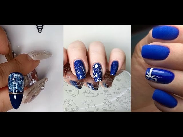 Blue Lovely Nail Art Designs 2020, Nail Colors And Cute Nail Designs Ideas  - Youtube