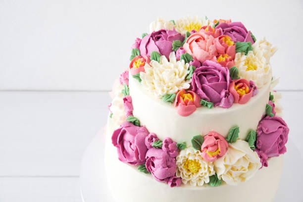 110+ 2 Tier Birthday Cakes Stock Photos, Pictures & Royalty-Free Images -  Istock