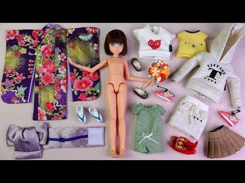 ★육일돌!!루루코 인형~기모노의상 개봉기/옷입히기★Petworks Fresh Ruruko 1607 Doll Unboxing/Doll Dress Up/ルルコ人形/asmr