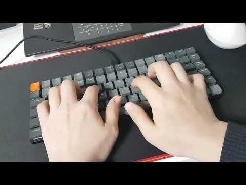 키크론Keychron K3 키보드 사용 영상