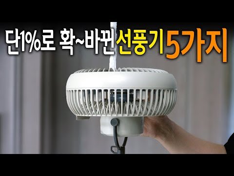 【🤴Ep.349】 캠핑부터 일상까지 더 시원하게 만들어주는 루메나 충전식 무선선풍기 5가지!