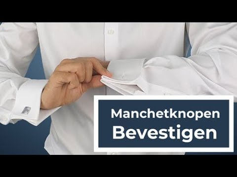 How to manchetknopen vastmaken | In 2 stappen