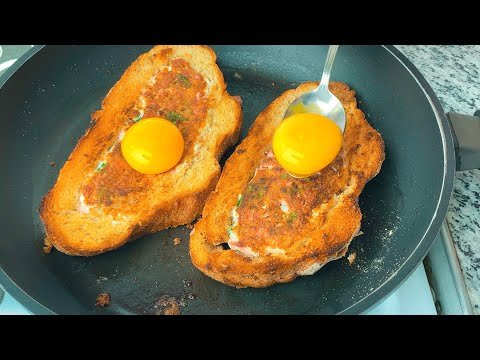 Een nieuwe manier om eieren voor het ontbijt te bereiden! Heerlijke eiersandwiches!