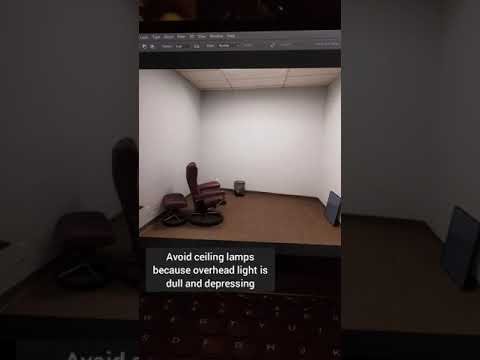 a simple trick to light up a windowless room!