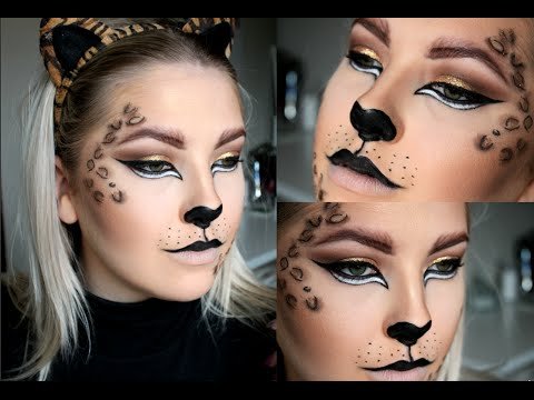Leopard makeup for Halloween or dress up! HALLOWEEN 2015