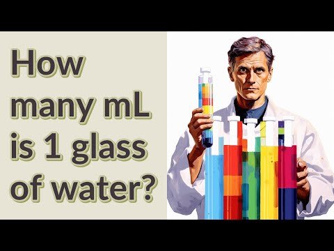 How many mL is 1 glass of water?