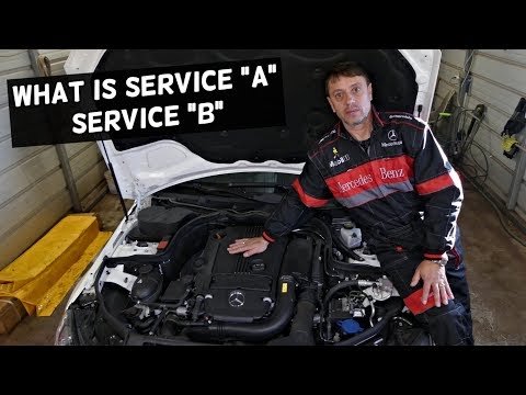 WHAT IS SERVICE A ON MERCEDES W204 C200 C220 C250 C300 C350
