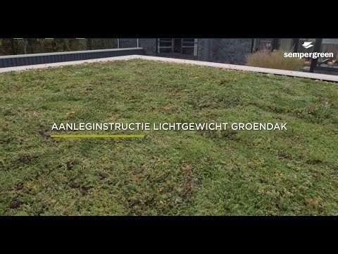 Installatie Lichtgewicht Sedumdak 0-5°